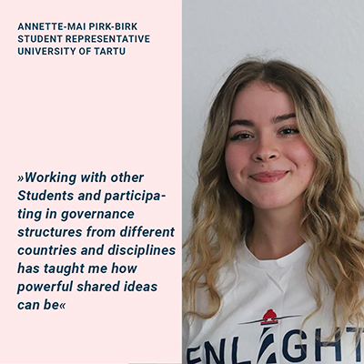 Meet another Face of ENLIGHT: Anette-Mai Pirk-Birk – Can student leadership shape the future of higher education?