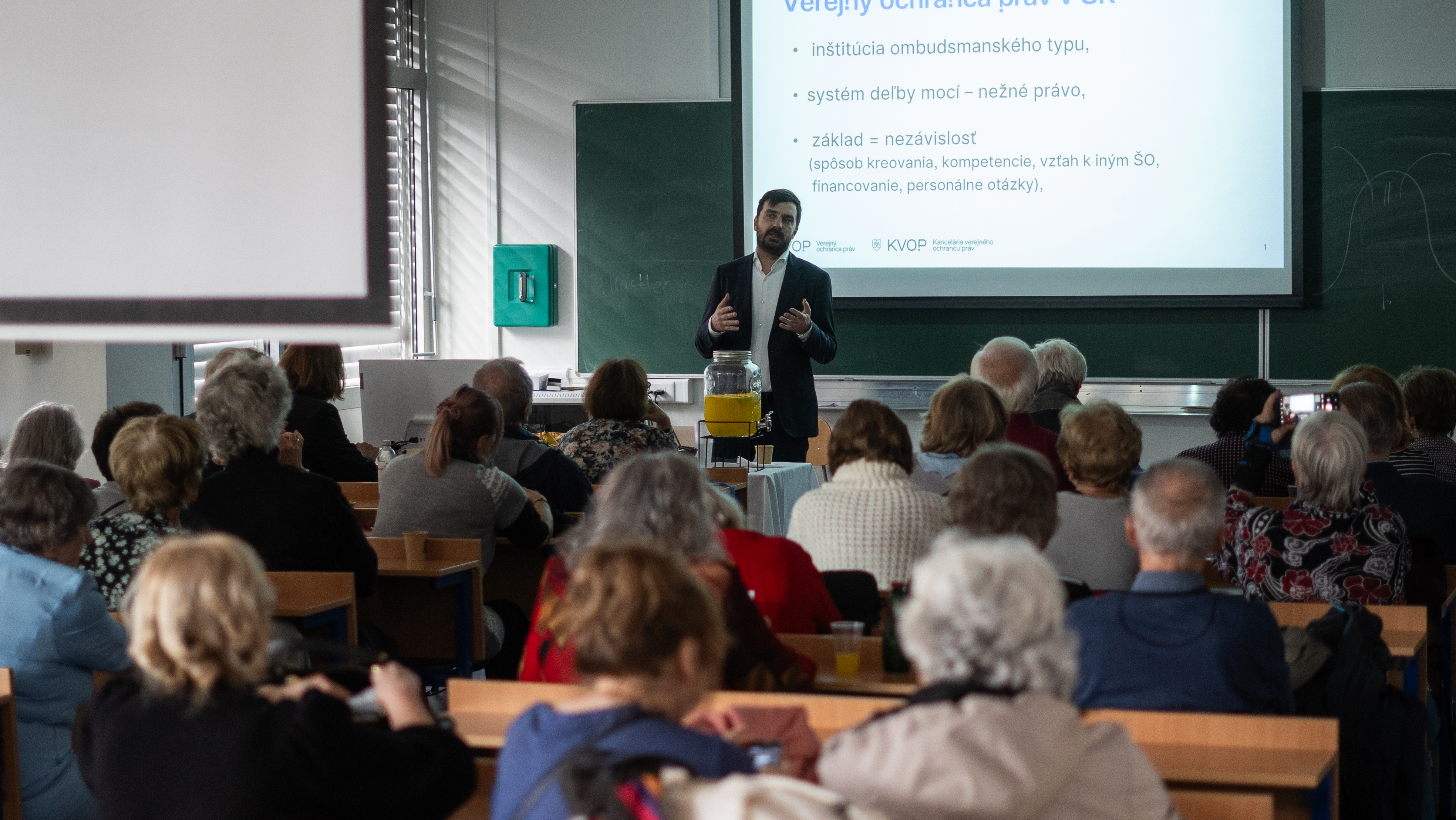 Regional Academy at Comenius University Bratislava hosted a lecture by the Public Defender of Rights Office